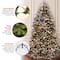 6.5 ft. Pre-Lit Flocked Dunhill® Fir Full Artificial Christmas Tree, Clear Lights